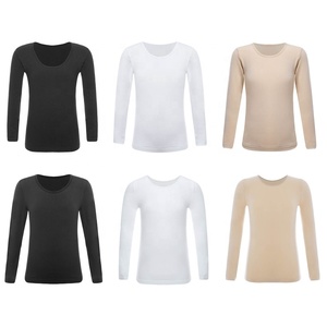 Hauts thermiques pour filles, t-shirts extensibles pour la performance, l'entraînement, le ballet, la gymnastique, le quotidien et la danse de salon - Product Image 1