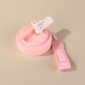 Botella infusora de frutas DD4444 con pajita, duradera, tapa abatible grande, a prueba de fugas, apta para lavavajillas y agua hirviendo, de plástico PC, con cuerda, para niños - Product Image 2