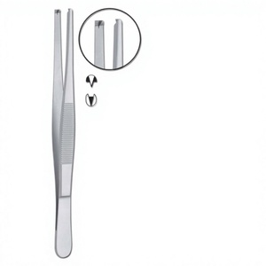 Six Flowers OEM Pince à pansements chirurgicaux en acier inoxydable, instrument manuel Classe I certifié CE, modèle F5-010 pour salle d'opération - Product Image 2