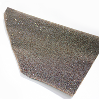 Tissu en strass thermocollant personnalisé en usine, avec appliques créatives scintillantes en cristal et feuilles adhésives brillantes