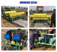 Machine de plantation de légumes montée sur tracteur Oignon Tomate Laitue Poivre Semis Transplanteur