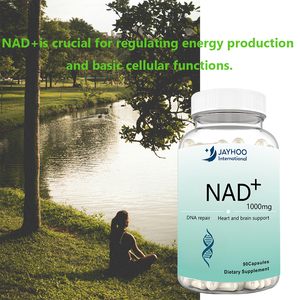 Suplemento de Vitamina NAD+ de 1000 mg Proporciona Energía Apoya el Sistema Inmunitario 90 Cápsulas Veganas Sin Gluten Sin OMG para Adultos Recién Nacidos - Product Image 3