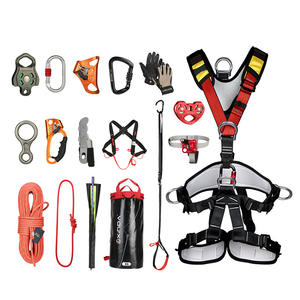 Kit de Protección Contra Caídas Xinda, Juego de 17 Piezas, Longitud Ajustable, Anillo en D de Acero Inoxidable, Conexión Rápida, Rescate en Incendios, Ascenso y Descenso - Product Image 1