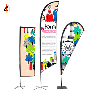 Nhà máy trực tiếp tùy chỉnh chiều cao Cột cờ (2.8m/3.4M/4.5m) -Nhôm & sợi thủy tinh lai xây dựng - Product Image 1