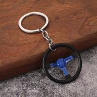 Vente en gros de porte-clés turbo en métal porte-clés volant Momo Sparco porte-clés de direction élégant accessoire de voiture design en métal vintage