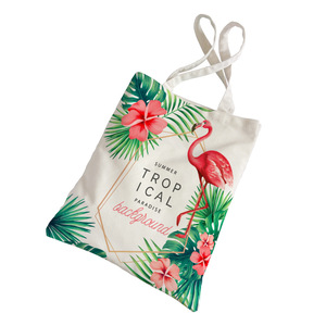 Sac fourre-tout en <span class=keywords><strong>toile</strong></span> pour femmes imprimé floral plantes fourre-tout cadeau pour femmes sac réutilisable sac d'épicerie en <span class=keywords><strong>toile</strong></span> - Product Image 3