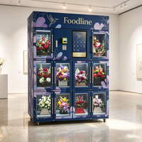 Protection de fermeture automatique des portes pour distributeur de fleurs anti-poussière extérieur