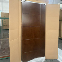 Porte en bois d'ingénierie insonorisée, anti-poussière et anti-humidité pour chambre, bureau, villa avec garantie de 3 ans