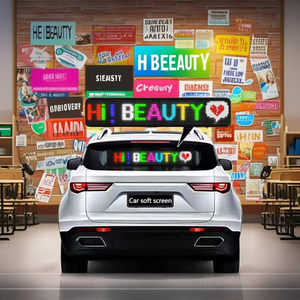 Ứng dụng-điều khiển linh hoạt USB <span class=keywords><strong>LED</strong></span> bảng hiệu lập trình tùy chỉnh di chuyển tin nhắn hiển thị kỹ thuật số cho xe quảng cáo - Product Image 4