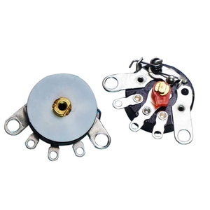 RV12 potensiometer roda jempol Putar Film karbon linier dengan saklar 5k 10k 100k detail produk - Product Image 5