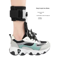 Orthèse de rééducation réglable pour la réduction du pied tombant et la fixation de la cheville, pour patients victimes d'AVC, utilisable en extérieur