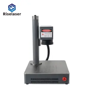 Riselaser 20W Máquina de marcado de grabado láser de alta calidad Máquina de marcado láser de escritorio portátil Fuente de láser de fibra máxima