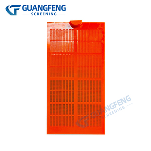 GUANGFENG maglia speciale dello schermo di disidratazione del poliuretano per i frantoi di estrazione mineraria della saldatura perforata della tela di taglio inclusa - Product Image 4