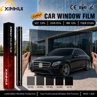 Film teinté pour vitres de voiture anti-UV, contrôle solaire, isolation thermique, prêt à expédier, rouleau en vrac, vente en gros OEM