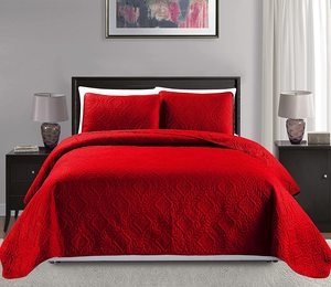 Gold Quilted <strong>Bedspread</strong> Sets Queen Oversize <strong>King</strong> - Product Image 5