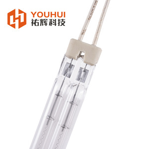 Youhui Double <b>Tube</b> Halogen Infrared Heating Lamp High Temperature <b>Quartz</b> Electric Heater 55-575V - Product Image 1