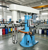 Homogeneizador Emulsionante de Alto Cizallamiento con Estator y Rotor de Acero Inoxidable SS304/316, con Elevación Hidráulica y Certificación CE, para Químicos, Pinturas, Cosméticos y Lociones