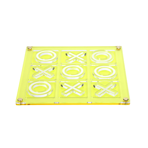 Juego de acrílico para playa, mesa moderna, decoración de ajedrez para el hogar, juego de Lucite <span class=keywords><strong>Xo</strong></span>, juego de acrílico, Tic Tac Toe - Product Image 3