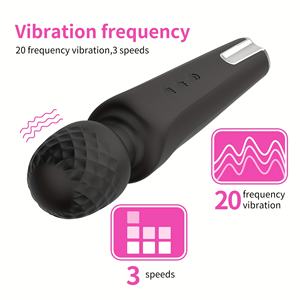 เครื่องช่วยตัวเองไฟฟ้าคู่สุดหรูเครื่องสั่นจีสปอตสำหรับเด็กผู้หญิงเครื่องสั่น AV ไม้กายสิทธิ์เซ็กซ์ทอยสำหรับผู้หญิง - Product Image 4