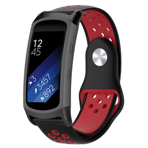 Bracelet en silicone à deux tons Gear <span class=keywords><strong>Fit</strong></span> <span class=keywords><strong>2</strong></span> <span class=keywords><strong>2</strong></span> <span class=keywords><strong>Pro</strong></span> pour <span class=keywords><strong>Samsung</strong></span> - Product Image 4