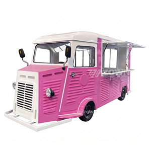 Chariot de restauration mobile électrique personnalisé, chariot à glaces de luxe élégant et remorquable avec système d'évier double pour la restauration rapide - Product Image 5