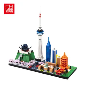 Ensemble de jouets en plastique Wuhan, nouveau Design, blocs de ville, Bloc de construction, 526 pièces, briques, vente en gros