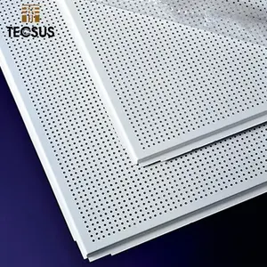 China Building Materials Construction Perforated Acoustic Aluminum Lay In Ceiling Price
