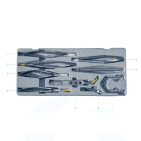 La chirurgie ophtalmique d'instrument ophtalmique place le forceps chirurgical micro réglé pour l'implantation de lentille intraoculaire