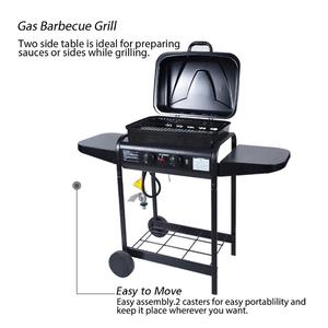 2 brûleurs en plein air restaurant <span class=keywords><strong>barbecue</strong></span> <span class=keywords><strong>à</strong></span> <span class=keywords><strong>gaz</strong></span> malaisie <span class=keywords><strong>barbecue</strong></span> avec brûleur arrière bois infrarouge <span class=keywords><strong>lave</strong></span> <span class=keywords><strong>pierre</strong></span> grill - Product Image 4