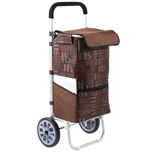 Carrello della spesa pieghevole personalizzato con logo, borsa trolley portatile - Product Image 2