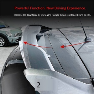 Veidt Convient pour 2011-2018 pour Ford <span class=keywords><strong>Focus</strong></span> <span class=keywords><strong>MK3</strong></span>/3.5 ST <span class=keywords><strong>RS</strong></span> Aile arrière Aile supérieure Pièces de modification transfrontalières - Product Image 3