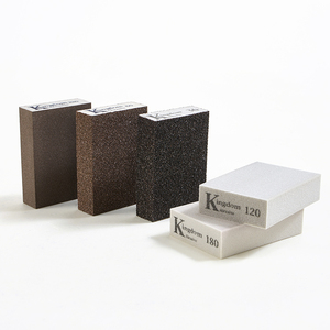 New Products Multi Scene Use of Aluminum Oxide Sanding 80 Rectangle Abrasive Tools Sponge <strong>Sand</strong> <strong>Block</strong> - Product Image 4
