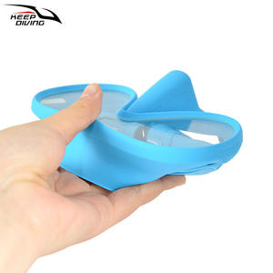 KEEP DIVING DM 409 Masque de plongée en fibre de verre anti-buée, pliable, à champ de vision large, faible volume, équipement de natation - Product Image 3