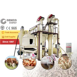 Pluimveevoer vleeskuikens voedsel pellet productie machine 2tph feed plant machines automatische veevoer verwerkingsbedrijf ontwerp