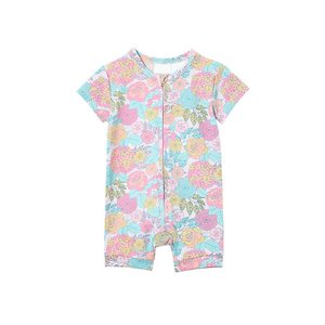 Tutine per Neonati in Bambù Organico, Pigiama a Maniche Corte, Abbigliamento Ecologico per Bambini, Tutina con Cerniera per Neonati - Product Image 5