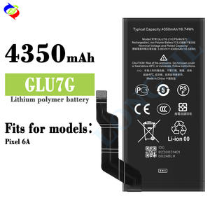 Piksel 6A için yüksek kaliteli orijinal pil GLU7G pil 4350mAh otantik cep telefonu pil toptan - Product Image 2