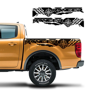 2021 vinyle voiture autocollants pneu estampage <span class=keywords><strong>boussole</strong></span> aventure hors route graphique décalcomanies pour Ford <span class=keywords><strong>Ranger</strong></span> Raptor pick-up accessoires - Product Image 3