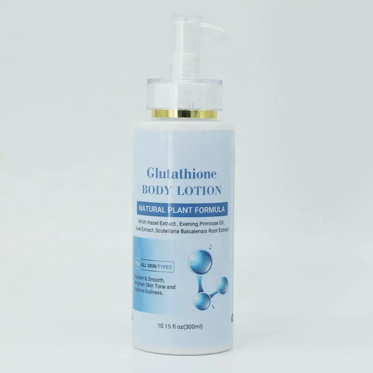 Private Label Hydraterende Body Cream Whitening Rustgevende Reparatie Verhelderende Glutathion Bodylotion