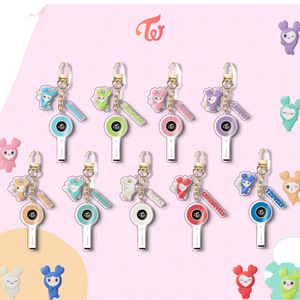 Llavero de Plástico y Acero Inoxidable con Diseño de Dibujos Animados de KPOP TWICE, LOVELYS MOMO <span class=keywords><strong>Nayeon</strong></span> Tzuyu Chaeyoung Sana Mina, Ligero, para Bolsos, para Fans - Product Image 1
