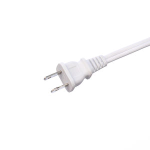 Hot Sell White ETL Standard Polarized 2 Pin Plug With18 <strong>Awg</strong> <strong>Cable</strong> Plug Socket Nema 1-15p to 1-15r Male to Female Extension Cord - Product Image 4
