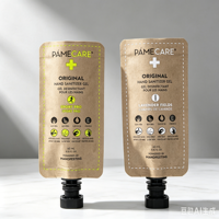 Sachets souples personnalisés de qualité alimentaire avec bec verseur et impression sérigraphiée pour crème contour des yeux portable – Vente en gros