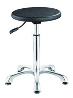 Chaise de laboratoire économique mobile réglable Bobai, maison, bar, bureaux Dr et plus encore; Noir