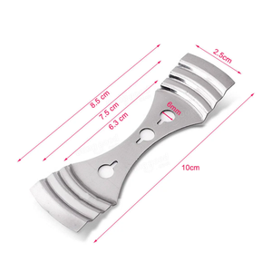 Offre Spéciale 3 mèches en acier inoxydable et verre bougeoir porte-<span class=keywords><strong>mèche</strong></span> en <span class=keywords><strong>métal</strong></span> pour la fabrication de bougies efficaces accessoires de parfum - Product Image 2