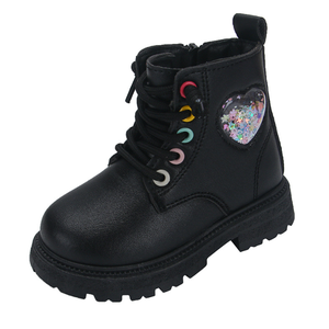 Kids Boots Shoes for Girl Boots Black for School Rubber Boots for Children - Product Image 6