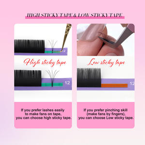 SP Private Label Velvet Cashmere Lash Russian Volume Individuele Wimper Extensions Mat Zwart 0.03 0.05 C D <span class=keywords><strong>M</strong></span> L LC LJ Wimper Trays - Product Image 5