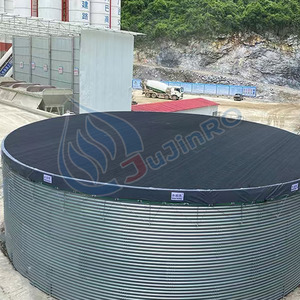 Grande cuve de stockage d'eau en acier galvanisé ondulé avec garantie de 2 ans et une productivité de 3000 L/heure - Product Image 1