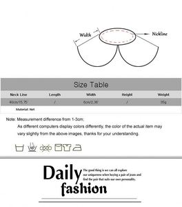 Venta al por mayor personalizado plisado desmontable mujeres volantes cuello capelet blusa media camisa falso cuello falso - Product Image 6