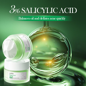 Crème pour le visage à l'acide salicylique SADOER <span class=keywords><strong>de</strong></span> marque privée OEM soins <span class=keywords><strong>de</strong></span> la peau réparateurs pour l'élimination des boutons Crème pour le visage pour <span class=keywords><strong>peaux</strong></span> <span class=keywords><strong>grasses</strong></span> - Product Image 3