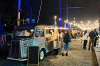Camionnette alimentaire mobile électrique Citroën Rétro Vintage avec râpe à glace électrique professionnelle pour atelier de céramique