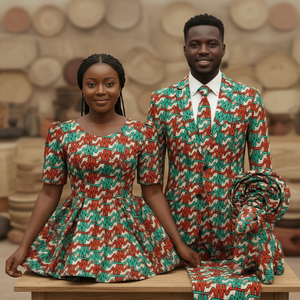 Lote de tela estampada con cera 100% algodón con varios diseños, tela africana bati para vestidos, tela de algodón con cera para mujer - Product Image 6